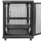 Qoltec Solid Steel Cable Organizer for 19" racks | 1U Foto 7