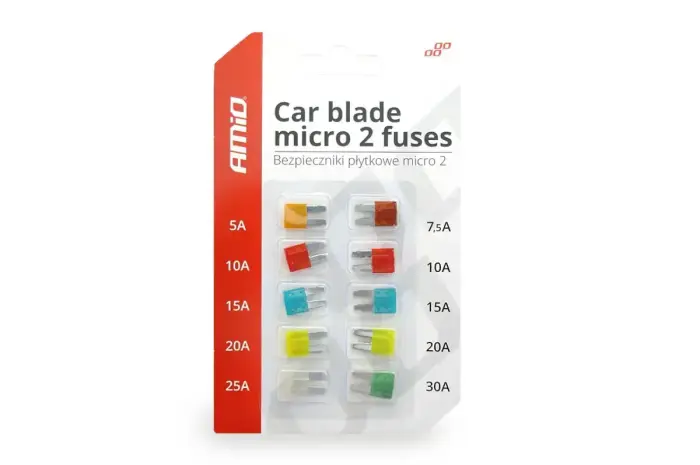 Предохранители MICRO 2, 10 шт. в блистере