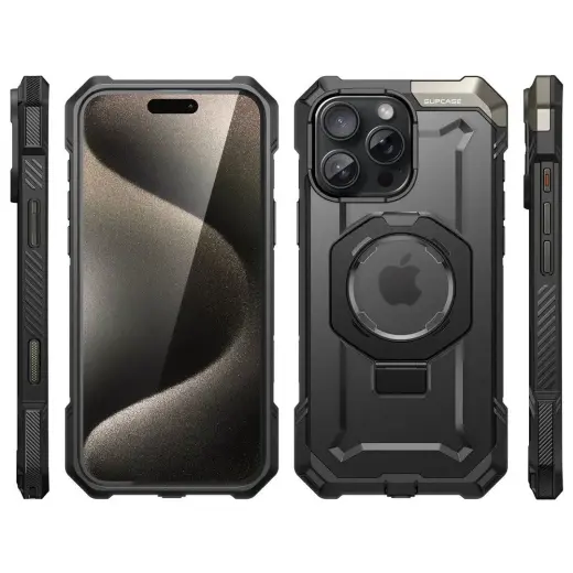 Supcase UB Grip Mag Case with MagSafe for iPhone 16 Pro Max - Black Photo