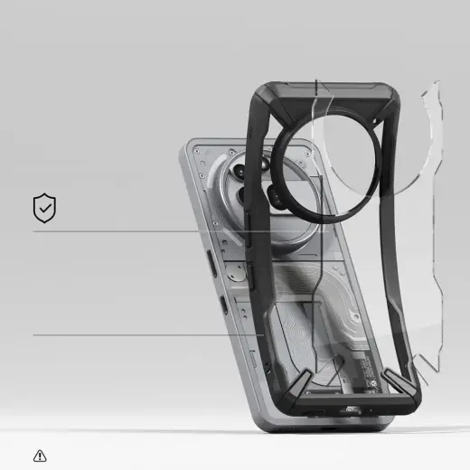 Чехол для телефона Ringke Fusion X для Nothing Phone 3A Pro черный Фото num