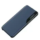 Eco Leather View Case Elegant Flip Cover with Stand Function Poco M4 Pro 5G Blue — Foto 4