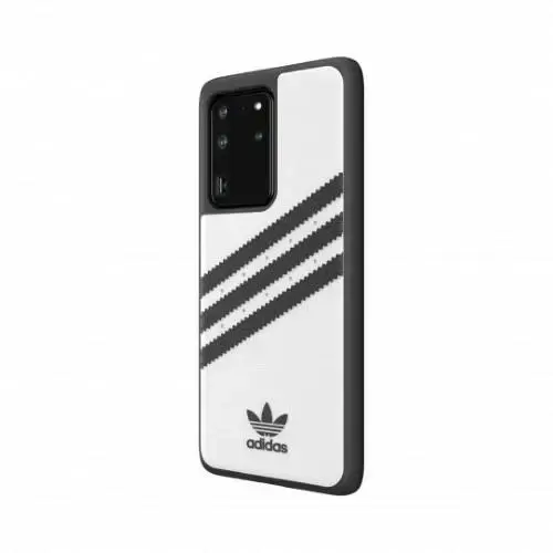 Adidas OR Moudled Case PU for Samsung Galaxy S20 Ultra - White and Black Фото num