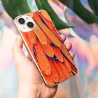 Gold Glam case for Samsung Galaxy A14 4G / A14 5G orange Фото num