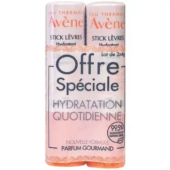Stick Lévres Duopack - Set of hydrating lip balms.