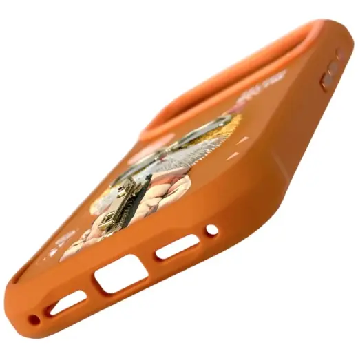 Etui Nimmy Cool&Cute 2.0 Cat do iPhone    17 Pro Max pomarańczowy Foto 5