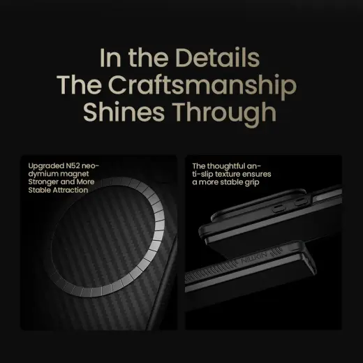 Nillkin CarboProp Aramid Magnetic Case for Samsung Galaxy Z Fold 7 Black Фото num