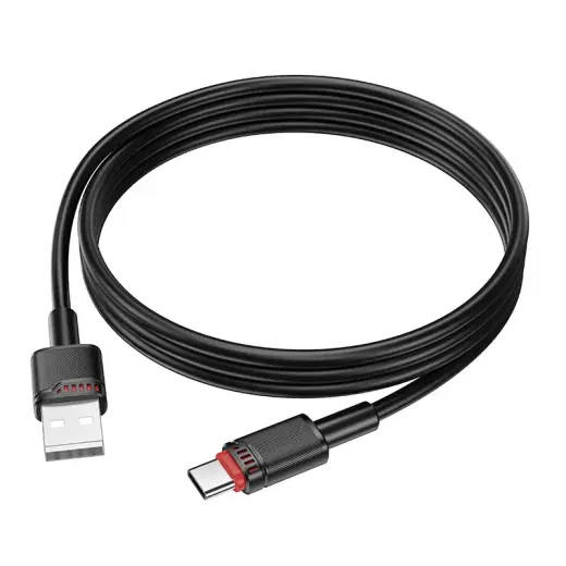 Borofone Cable BX110 Beneficio - USB to Type C - 2,4A 1 metre black Photo