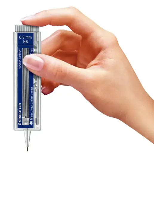 Serdeņi mehāniskajam zīmulim STAEDTLER MARS MICRO CARBON 255 0.5mm HB Foto 9