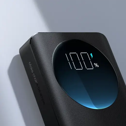 Joyroom JR-PBF01 внешний аккумулятор (powerbank) | 10000 mAh | 30W | USB-C, USB-A | LED фонарик | черный Фото num