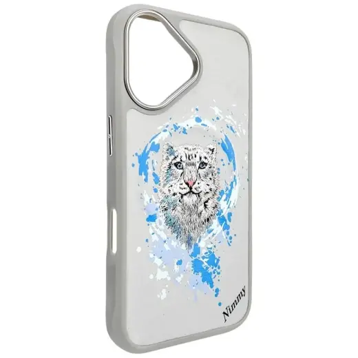 Etui Nimmy Pantera MagSafe do iPhone 16   jasnoszary Photo