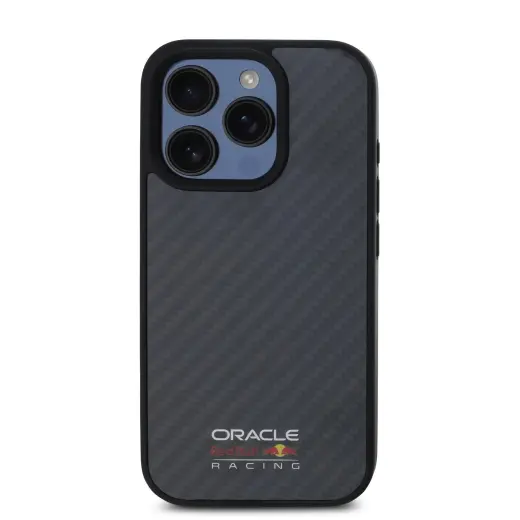 Red Bull black Shiny Logo phone case for iPhone 16 Pro Max black with MagSafe support Photo