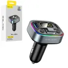 Blavec FM Transmitter Flash TR-04 MP3, Bluetooth - 2xUSB + Type C - QC3.0 18W PD 30W (TFMFTR04-B) black Фото num