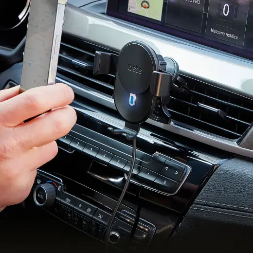 Smartphone holder with inductive charger SBS TESUPWIR10CLIPSTG 10W - black Фото num