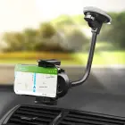 Car phone holder Forcell F-Grip Oval 27 cm windshield / dashboard / air vent black Photo