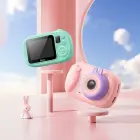 Digital kids camera with selfie function Hoco 1MP 2,0" HD Ready DV205 pink Foto 14