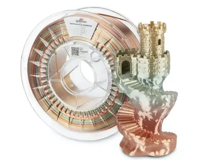 Filaments PLA zīda Rainbow ANCIENT 1kg SPECTRUM