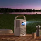 Yaber T2 Plus LCD FullHD 1080p Multimedia Projector with JBL Speakers - Beige Foto 13