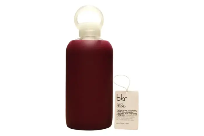 Bkr, Bitten Spiked, GWP Glass Water Bottle, 1000 ml