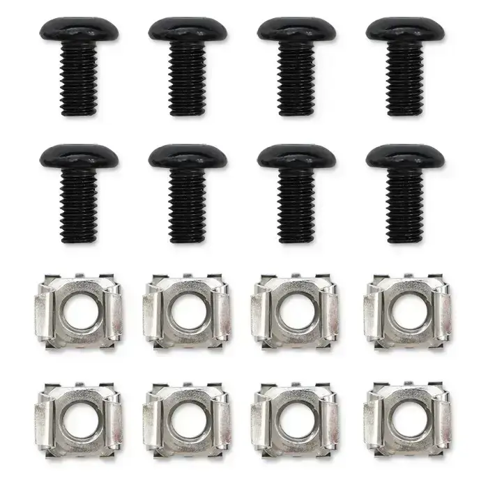 Qoltec Solid steel mount shelf with handle for RACK | 600*600 | Pull-out | Black Foto 9