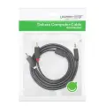 UGREEN AV102 2x RCA cable (Cinch) jack 3.5 mm 0,25m (black) Photo