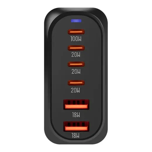 OBAL:ME Terminal GaN Desk Charger 4C2A 100W Black