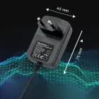 Qoltec Automatic charger for AGM GEL STD 12V battery | 1A | Rectifier with LED indicator Photo