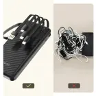 Dudao K11 10000mAh Powerbank with Built-in Cables - Black Foto 7