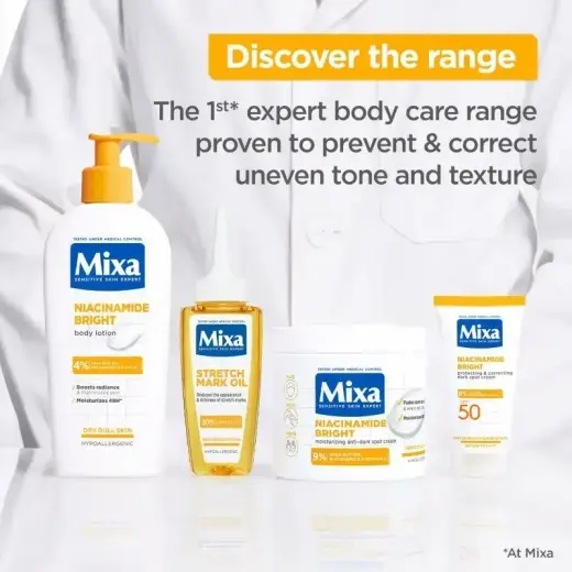 Mixa Niacinamide Bright Body Butter with Shea Butter 250 Ml Фото num