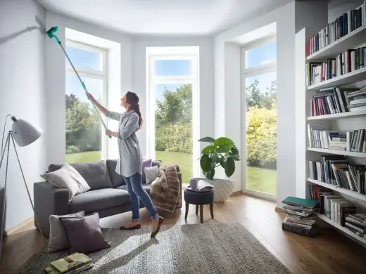 LEIFHEIT Putekļu birste ar teleskopisku kātu 140–220cm Dusty Foto 7