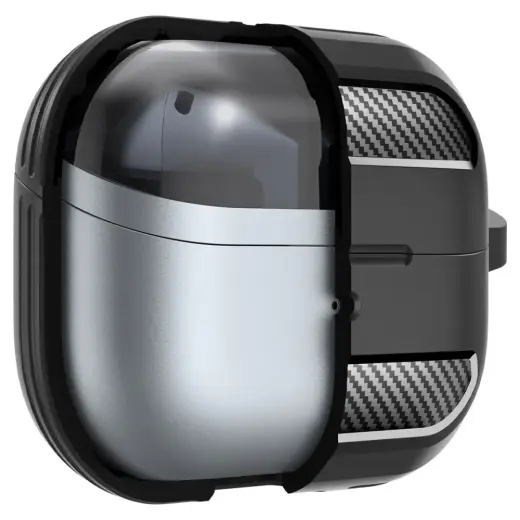 Spigen Rugged Armor Samsung Galaxy Buds 3 | 3 Pro Case - Black Photo