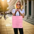Shopping bag Wonder pattern 4 pink Фото num
