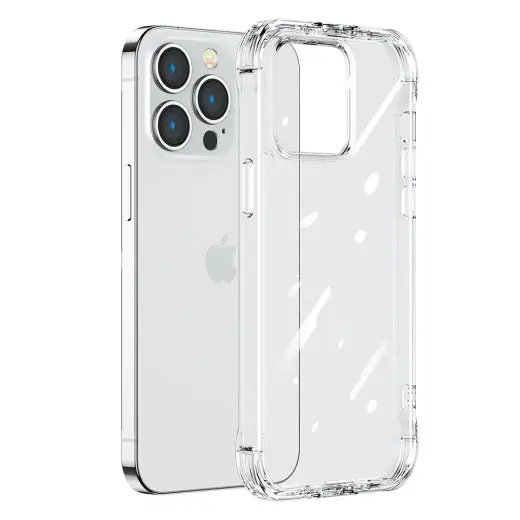 Joyroom Defender Series Case Cover for iPhone 14 Plus Armored Hook Cover Stand Clear (JR-14H3) Фото num