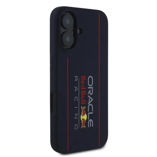 Red Bull Silicone Vertical Logo чехол для телефона iPhone 16 темно-синий с поддержкой MagSafe Фото num