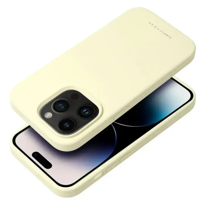 ROAR case CLOUD SKIN for IPHONE 18 Pro Max / 17 Pro Max Light Yellow