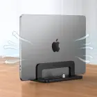 Ugreen Aluminum Vertical Stand Holder Stand for MacBook Laptop Tablet Silver (20471 LP258) Foto 4