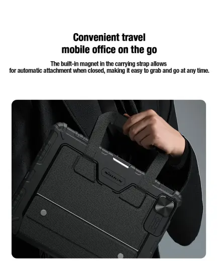 Nillkin Bumper GO Keyboard Case (Backlit Version) for iPad Pro 12.9 2020|2021|2022| Air 13 2024 Black Фото num