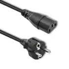 Qoltec Power cable IEC C13/SCHUKO | 3x0.75mm² | 1.8m — Photo 1