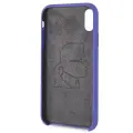 Karl Lagerfeld KLHCI61SLVOG iPhone  Xr  hardcase fioletowy|violet Silicone Фото num