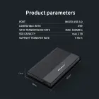 Qoltec Aluminium Enclosure | SSD HDD 2.5'' drive | SATA | USB 3.0 | Super speed 5Gb/s | 2TB | Black Foto 5
