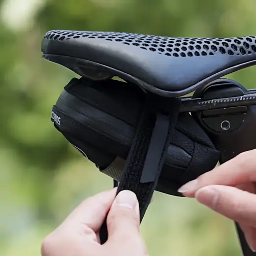 Rockbros Mini Saddle Bag with CO2 Cartridge Holder - Black|Green Foto 4