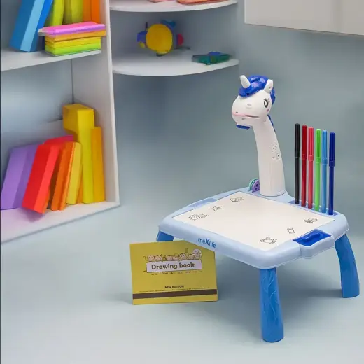 Maxlife projector with drawing table MXDP-200 blue Foto 3