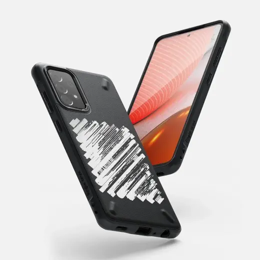 Ringke Onyx Design Durable TPU Case Cover for Samsung Galaxy A72 4G black (Paint) (OXSG0047) Photo