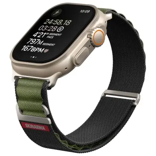Skinarma Band Kobu Apple Watch Ultra 49|45|44mm olive Фото num