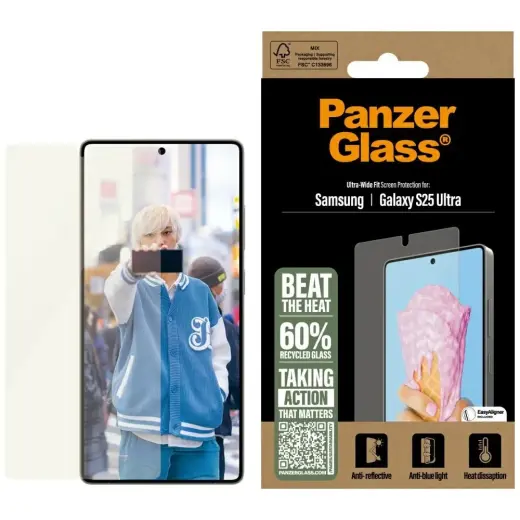 PanzerGlass All-in-One защитное стекло для телефона Samsung Galaxy S25 Ultra Фото num