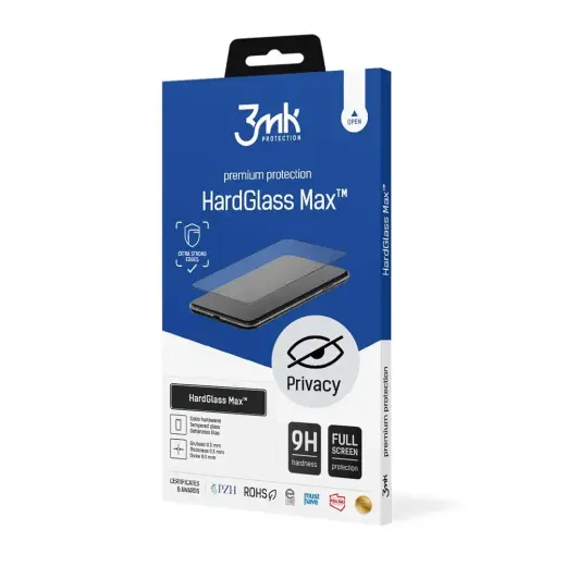 3mk HardGlass Max Privacy aizsargstikls telefonam iPhone 12 Pro Max (privātuma efekts)