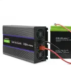Qoltec Monolith voltage converter 6000 MS Wave | 12V to 230V | 3000/6000W | USB Foto 9