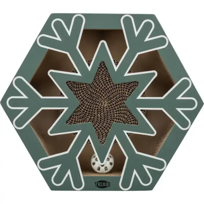 Nagu asināmais - Trixie Xmas snowflake with balls, cardboard, 33 × 6 × 28 cm