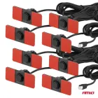 Parking assistant system LED 8 sensor black inside mount 16,5mm — Photo 4