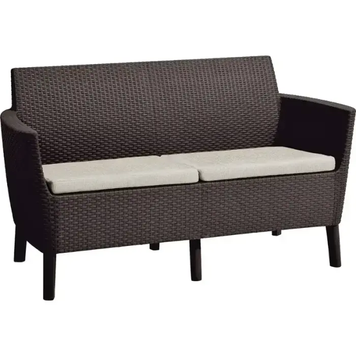 Salemo 2 Seater Sofa brown