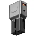Wall charger Energea TravelGo Adapter 35 USB-A|USB-C 35W graphite-black Photo
